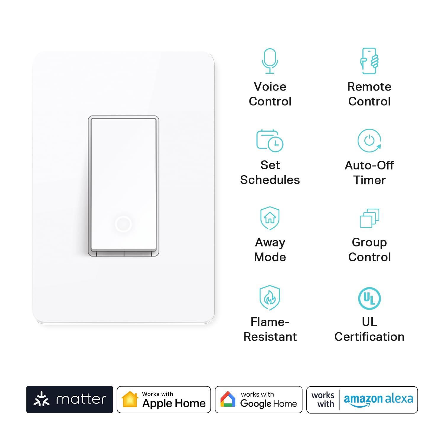 Detalle 2 de Kasa Matter Smart Light Switch 3-Pack