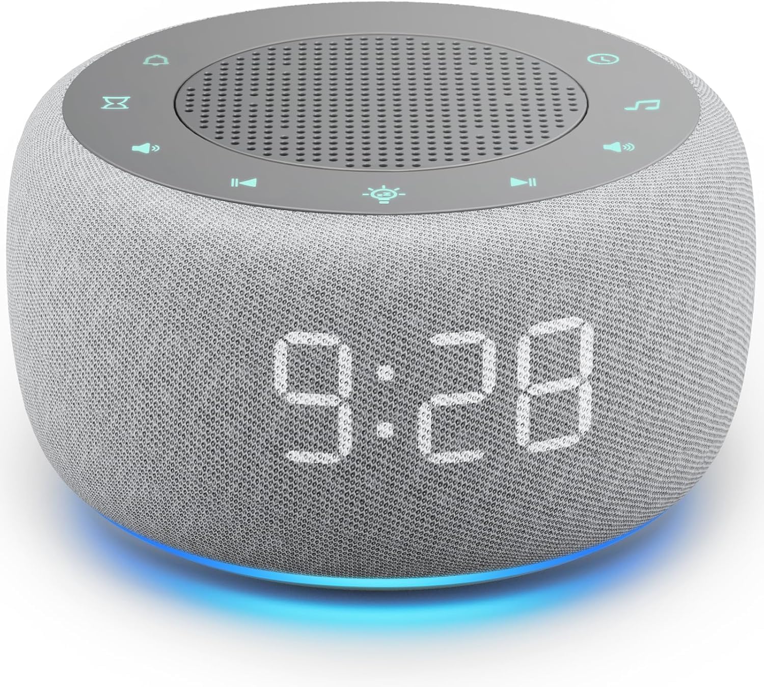 Detalle de BUFFBEE Alarm Clock with Sound Machine: A calm, sleep-friendly bedside companion