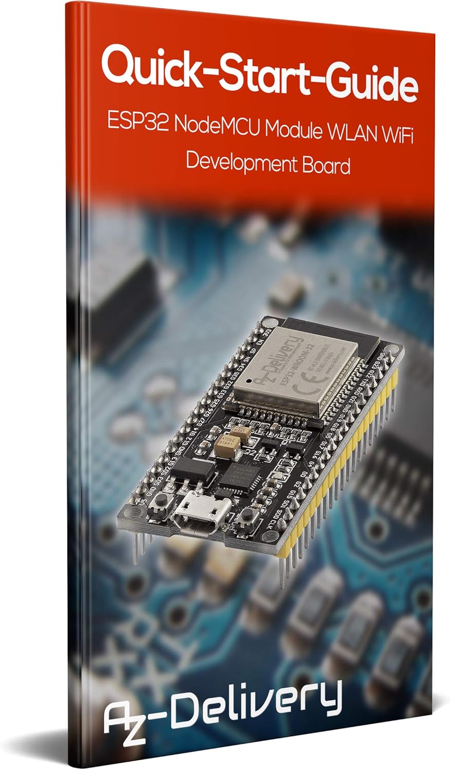 Thumbnail 4 de AZDelivery ESP32 Dev Kit C (Non soudé) Wi‑Fi NodeMCU avec CP2102, compatible Arduino