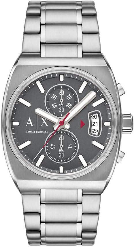 Thumbnail 6 de Armani Exchange Herren-Uhr: Quarz-Chronograph, 40 mm Gehäuse, Edelstahlarmband