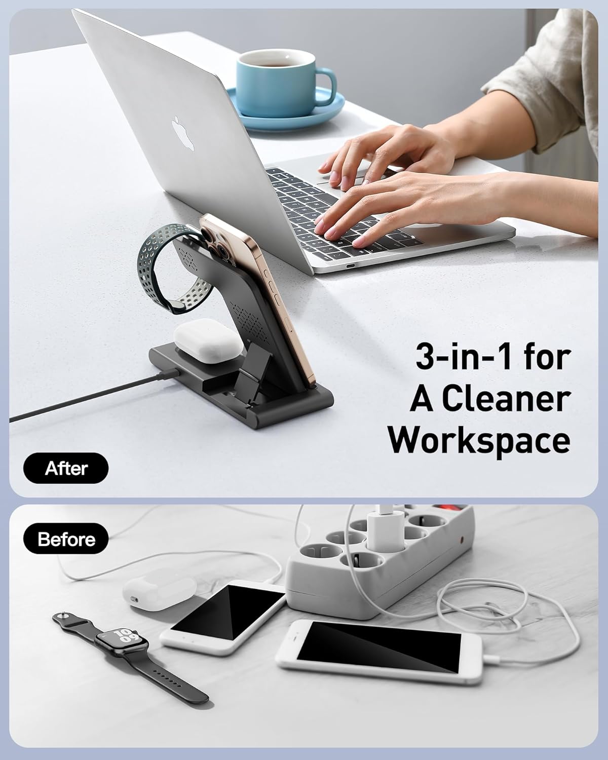 Thumbnail 3 de RYND 2026 Travel 3-in-1 Wireless Charger for iPhone