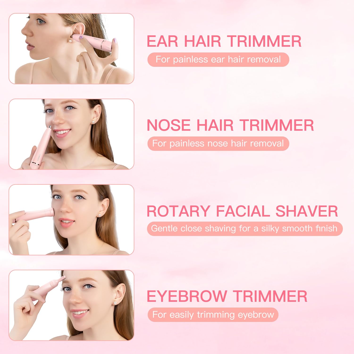 Detalle de HEBECA Nose Hair Trimmer Electric 2-in-1