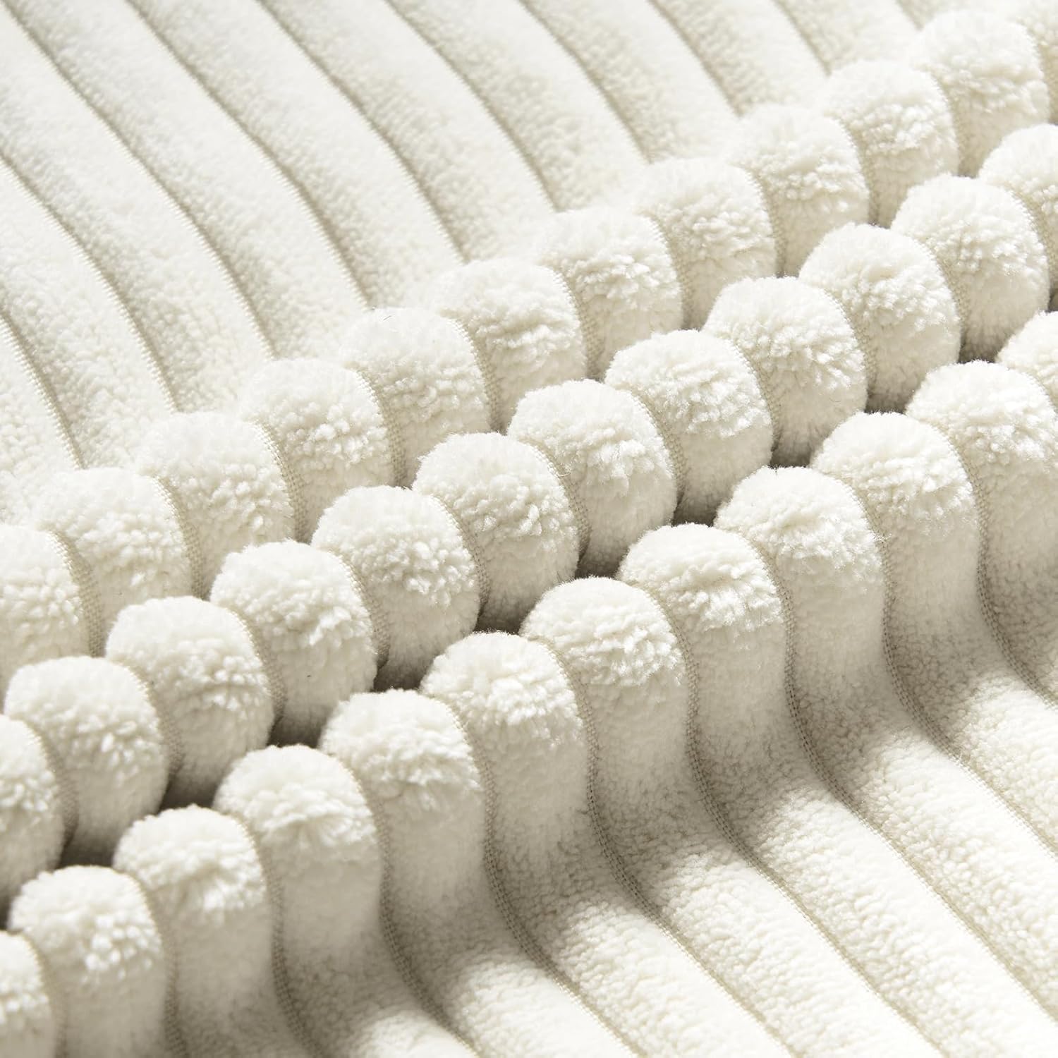 Thumbnail 1 de Topfinel Funda Cojín 30x50 Pana Blanco para Sofá🛋