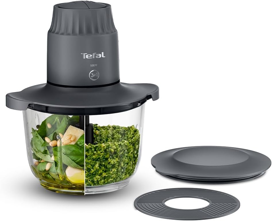 Imagen de Tefal Choppeo Mini Food Processor/Chopper MB603BG1: 2L Glass Bowl, 500W en OfertitasTOP