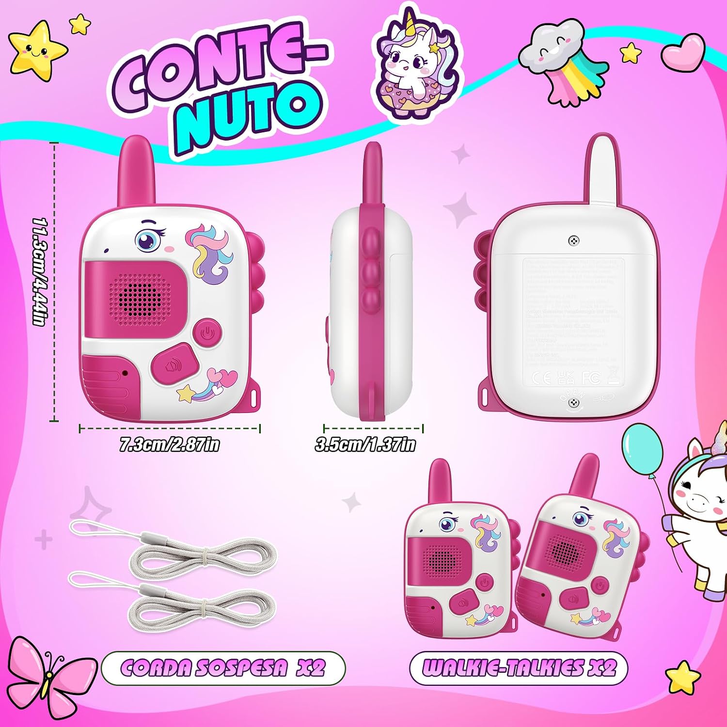 Thumbnail 4 de Walkie-Talkie Unicorno 300 m