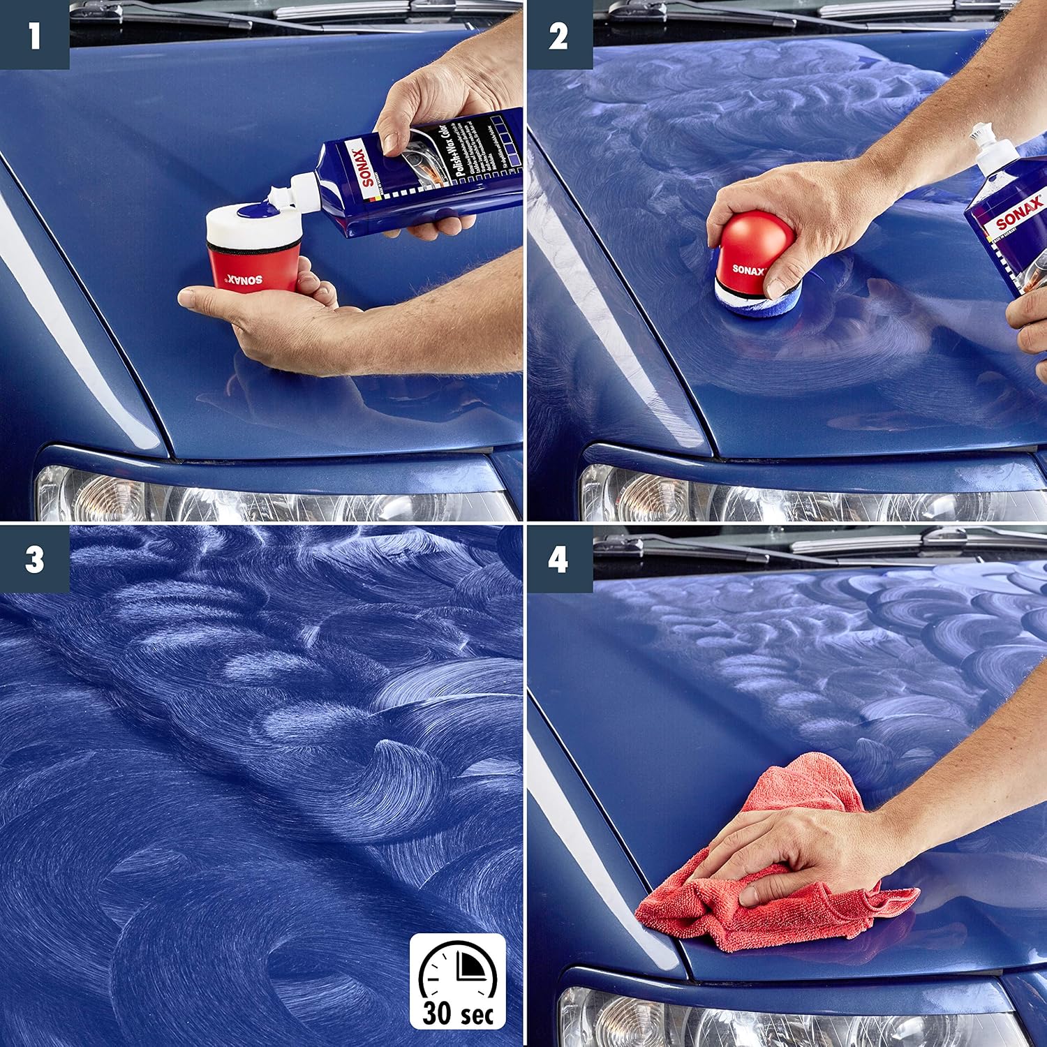 Thumbnail 4 de SONAX Polish+Wax Color NanoPro Azul 500 ml