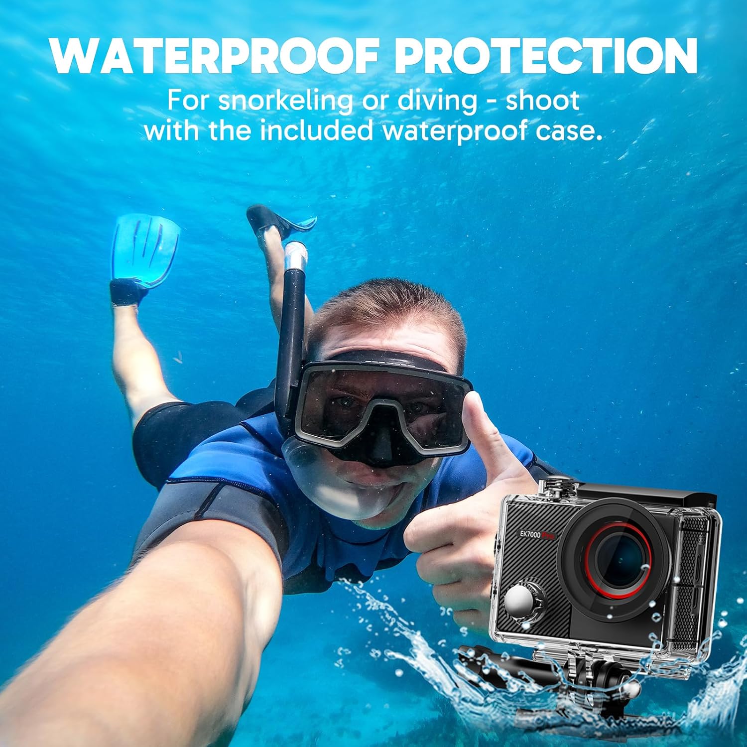 Thumbnail 5 de AKASO EK7000 Pro 4K action camera with touch screen