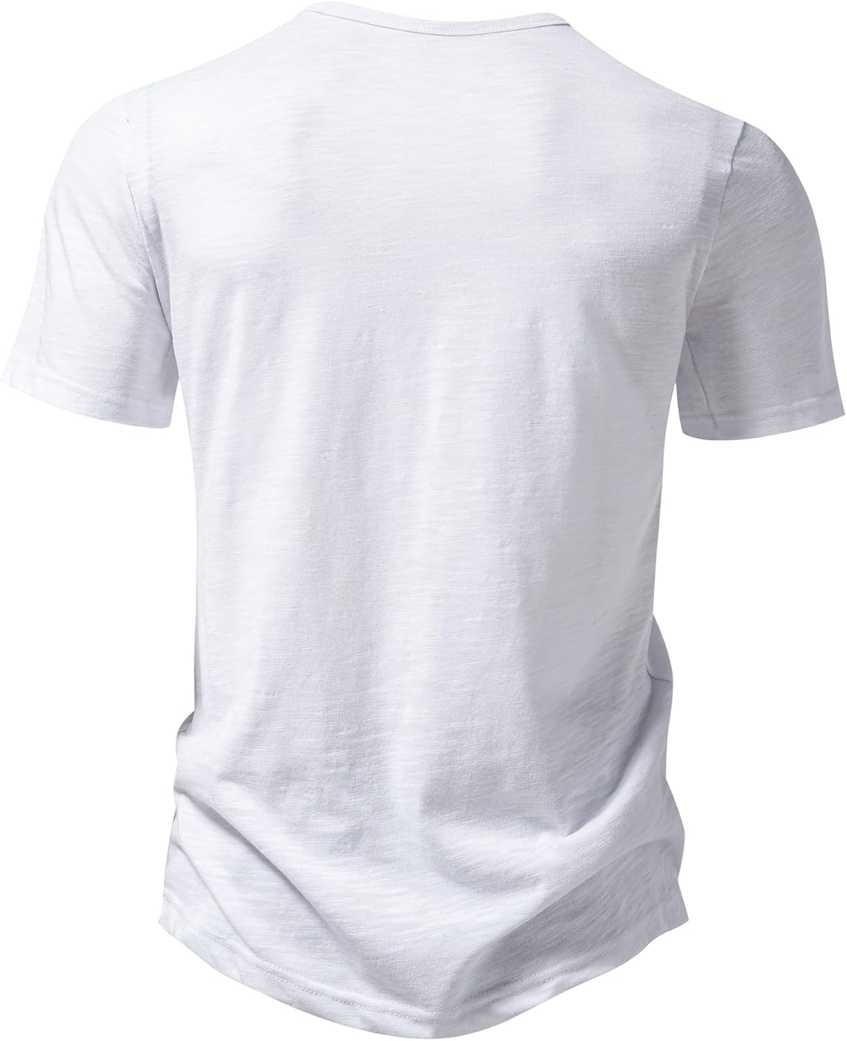 Detalle de Henley Hemd Slim Fit mit 4 Knöpfen