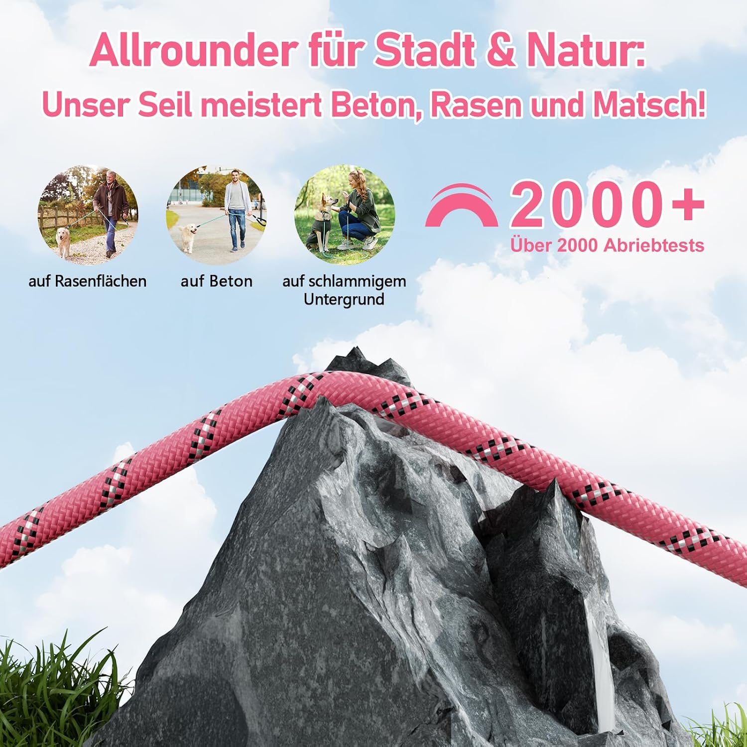 Detalle 2 de X XBEN Schleppleine für Hunde 10 m
