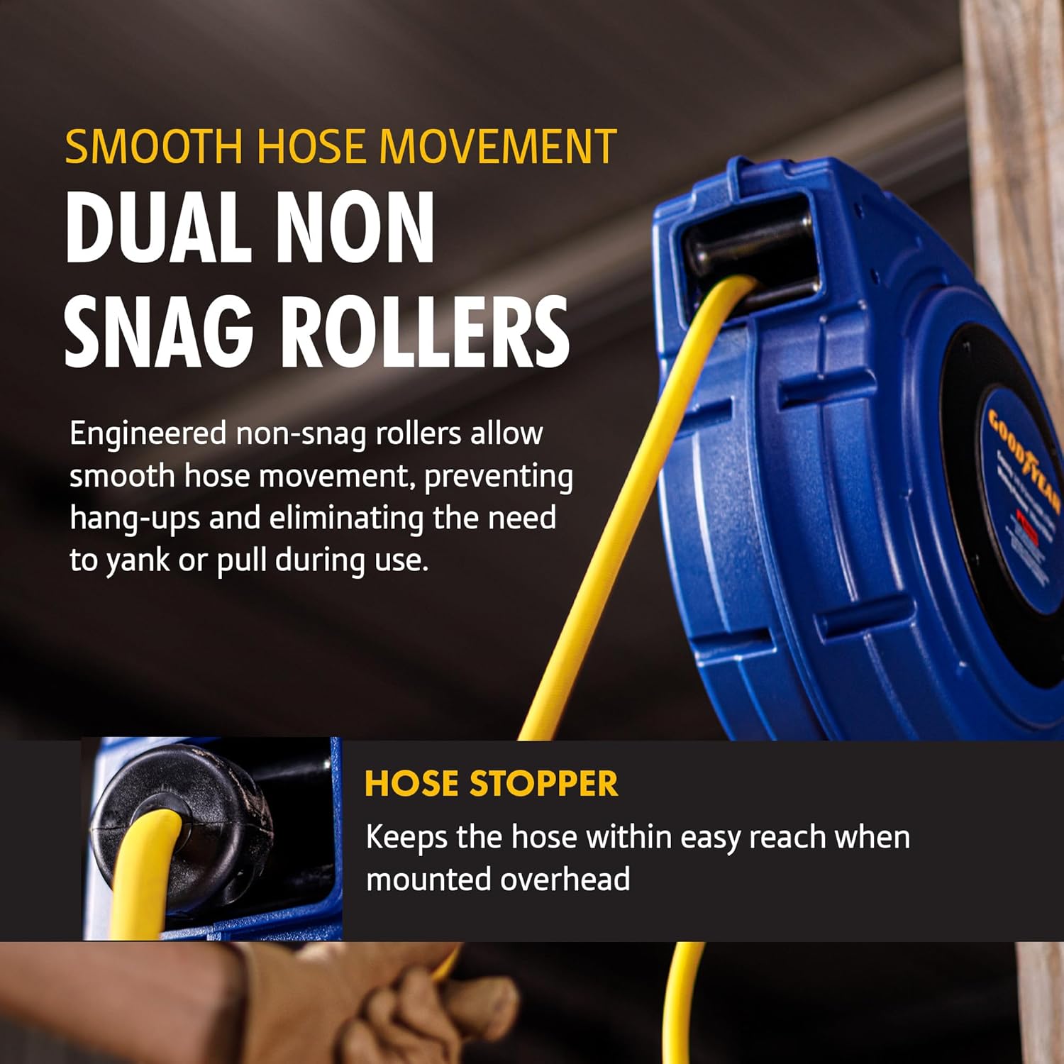 Thumbnail 3 de Goodyear Air Hose Reel Retractable 15 m
