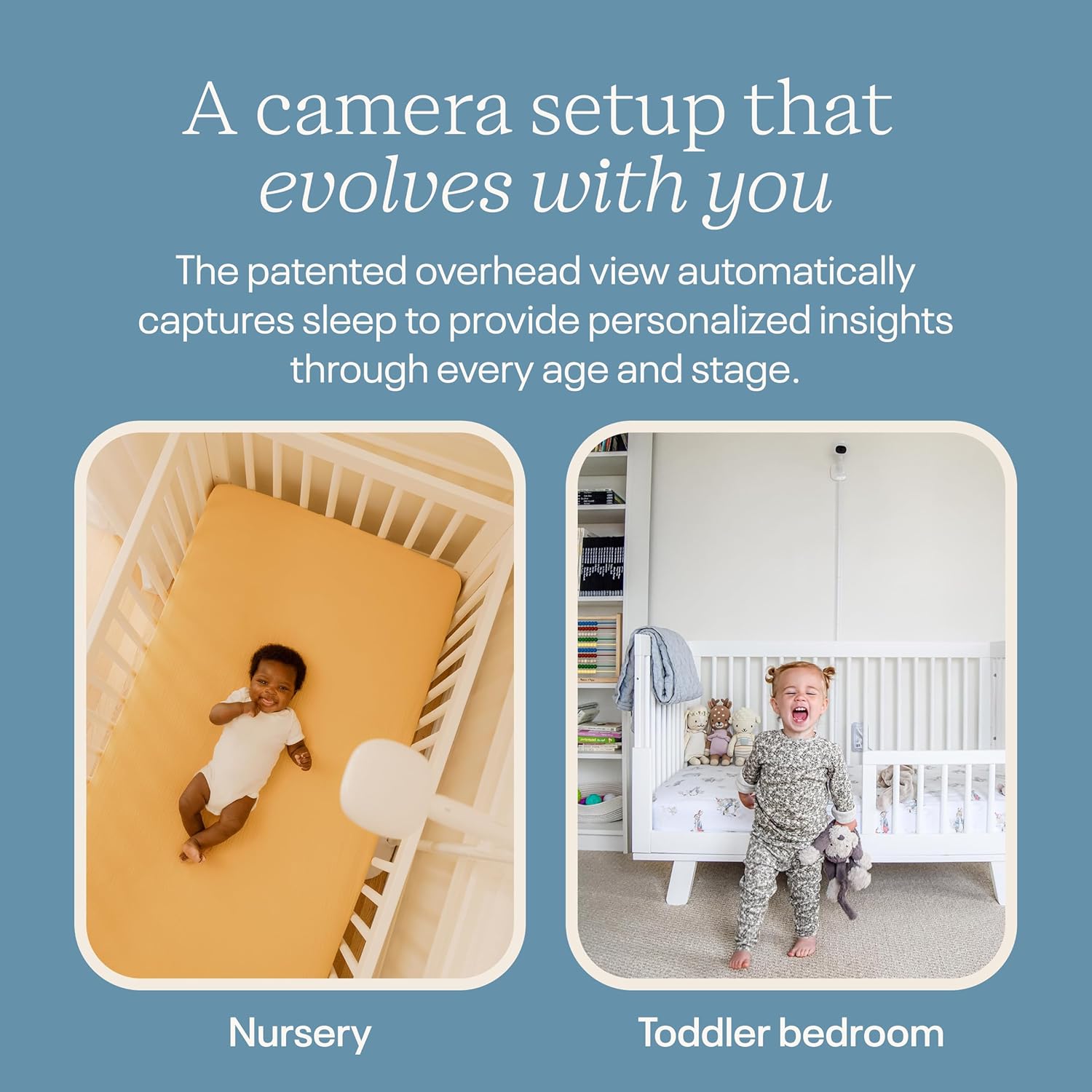 Thumbnail 6 de Nanit Smart Baby Monitor System with Floor Stand (8-inch Display) — real-time notifications, sleep insights, and 1080p HD video
