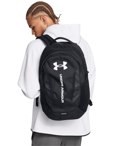 Detalle 2 de Under Armour Hustle 6.0 Backpack (Unisex) - 002 Black, OSFM