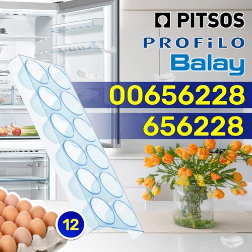 Detalle de Organizador de Huevos para Nevera MONTERAL 12 Huevos (Código original 00656228 656228) para Balay, Profilo, Pitsos