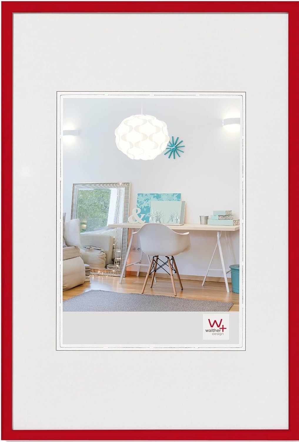 Thumbnail 1 de Walther Design New Lifestyle lot de 2 cadres photo rouges 20 x 30 cm