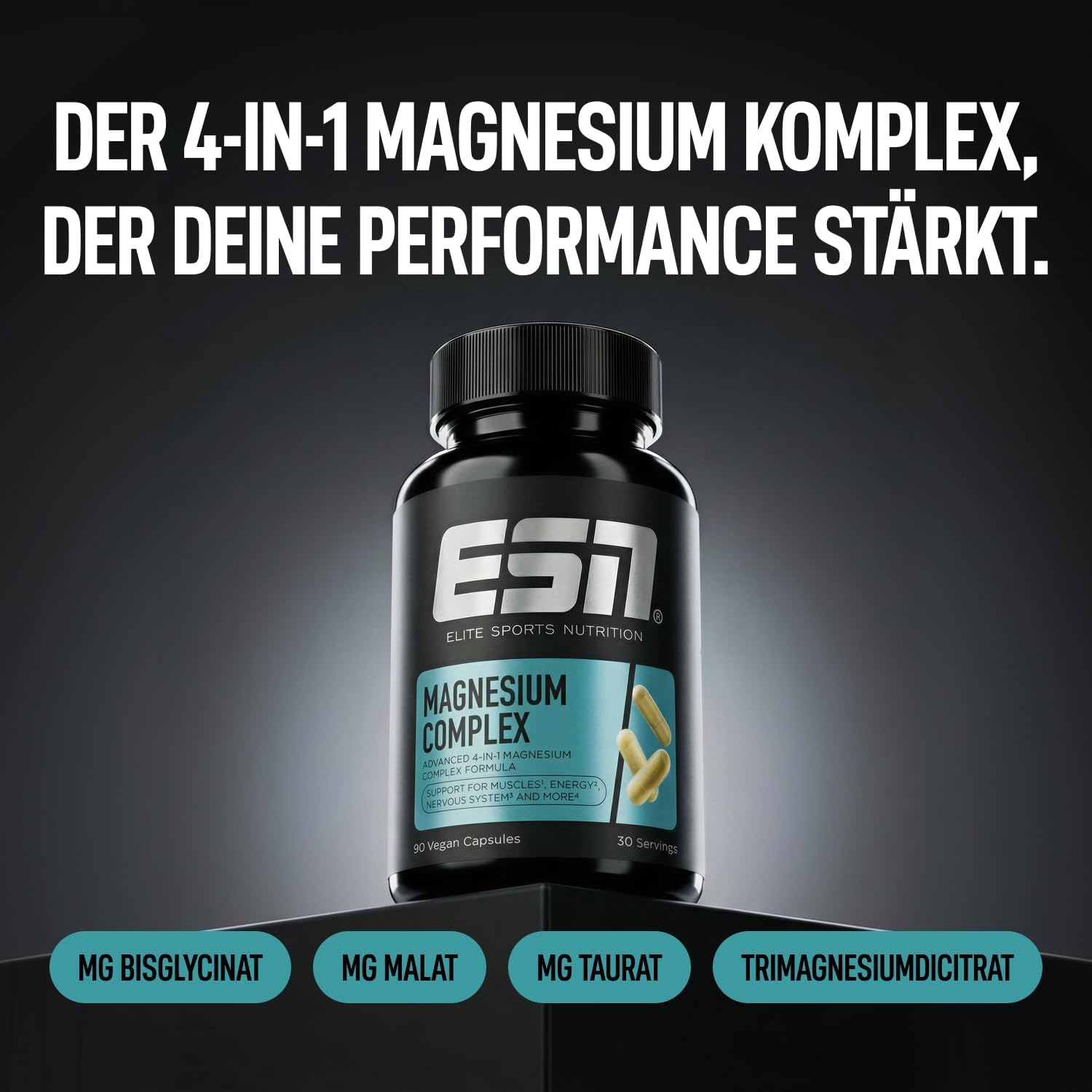 Detalle 2 de ESN Magnesium Complex 323 mg Tagesportion Kapseln đź’Š