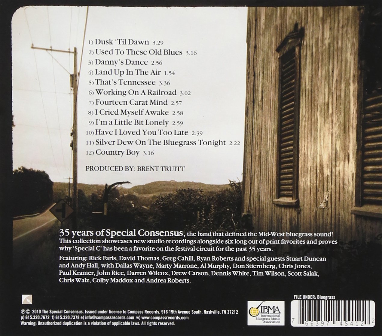 Detalle 2 de The Special Consensus 35 Audio CD, 35th Anniversary Bluegrass Album