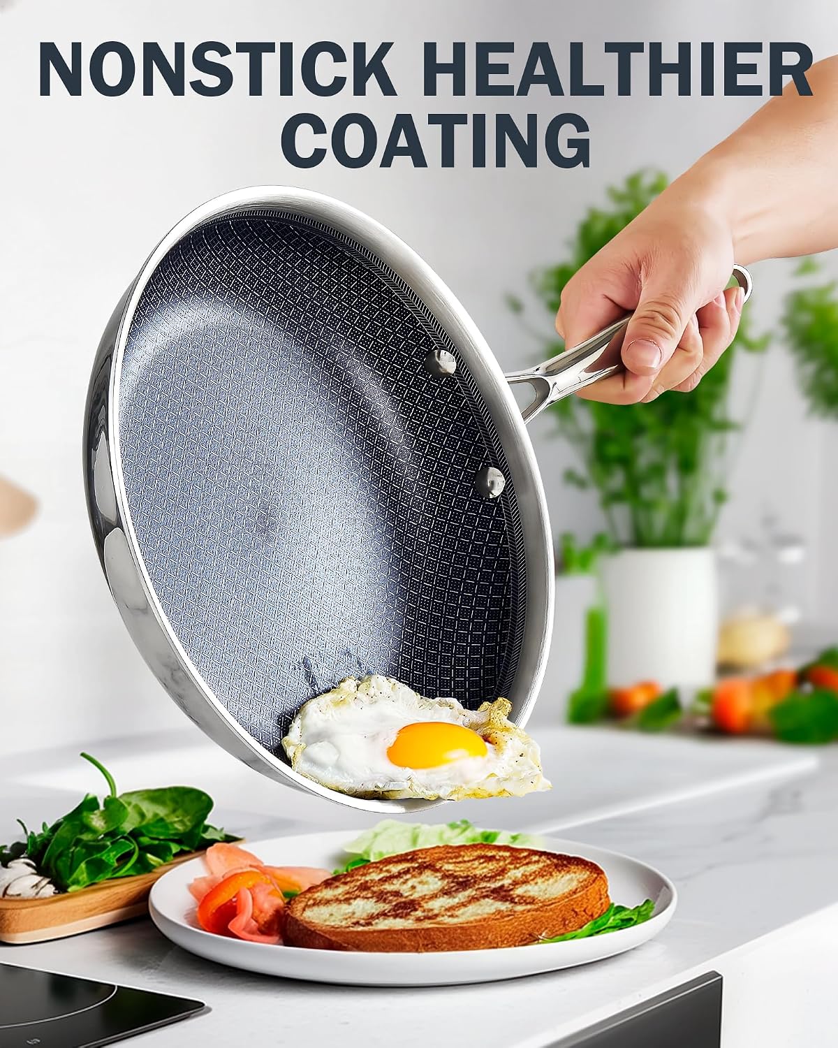 Detalle de Cooks Standard Stainless Steel Frying Pan 12-Inch