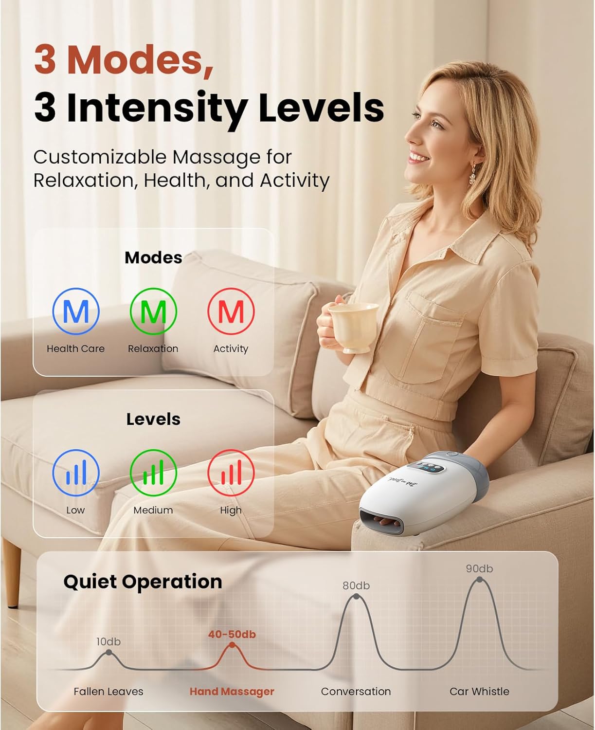 Thumbnail 4 de BOB AND BRAD H60 Masajeador de Manos con Calor y Compresión 💆