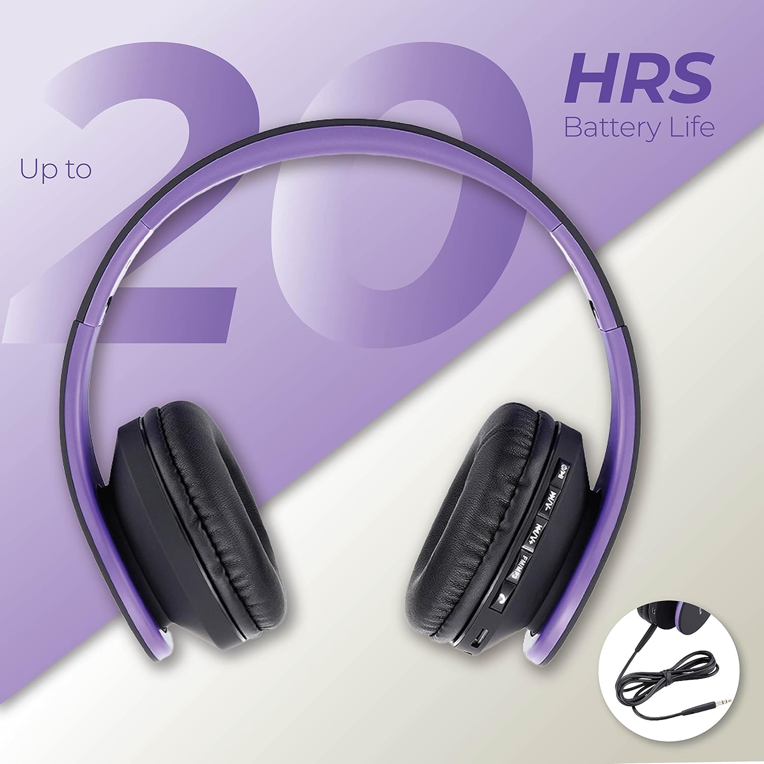 Thumbnail 3 de PowerLocus Bluetooth over-ear headphones