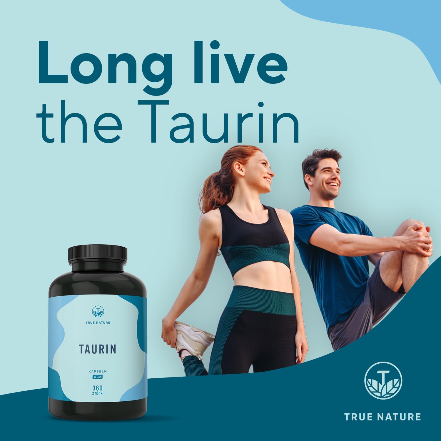 Detalle 2 de TRUE NATURE Taurin Kapseln 360 Stück