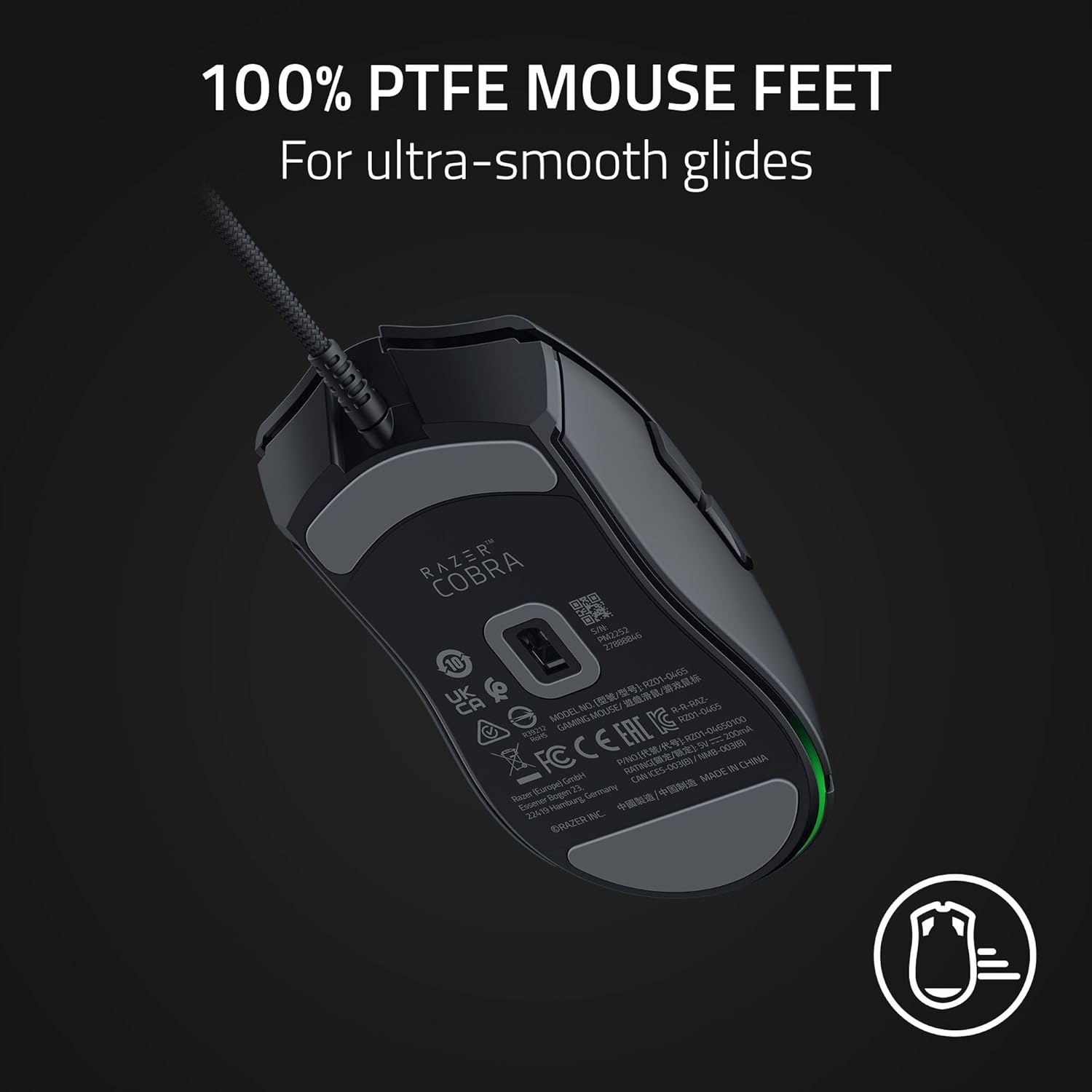 Thumbnail 6 de Razer Cobra Wired Gaming Mouse (58g) with 8500 DPI Optical Sensor, Gen-3 Optical Switches, Chroma RGB