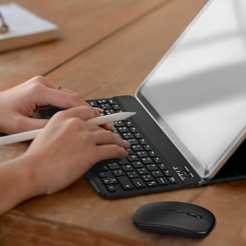 Thumbnail 7 de Cimetech teclado y ratón inalámbrico Bluetooth ultrafino ergonómico (QWERTY español) con batería recargable