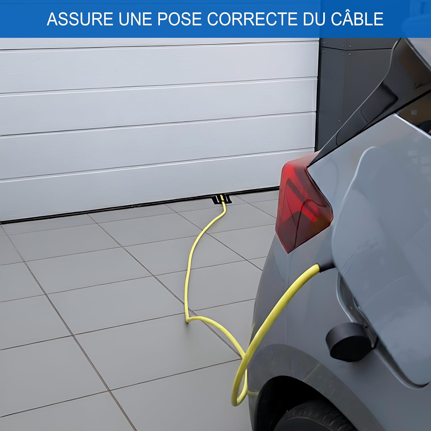 Detalle de EVify Protection de câble de charge Type 2 pour porte de garage
