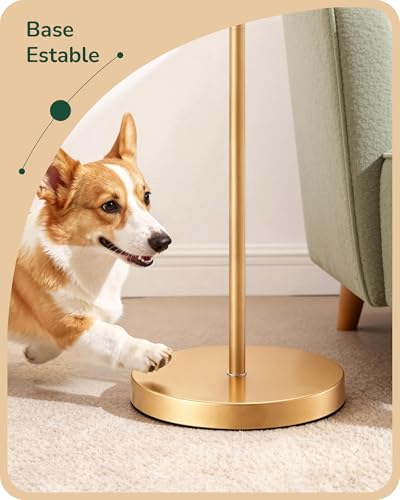 Thumbnail 4 de EDISHINE Lámpara de Pie Salón – Pantalla de Terciopelo Verde y Base Dorada