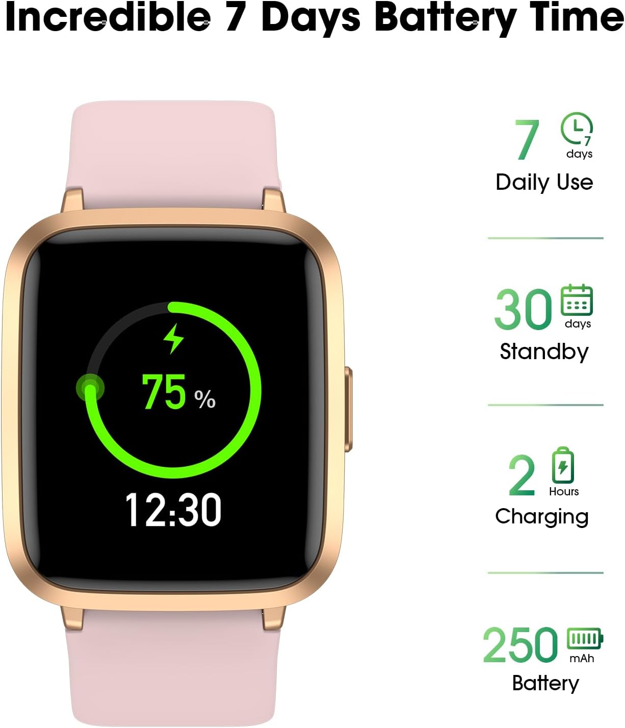 Thumbnail 5 de LIVIKEY Fitness Tracker Watch with Heart Rate Monitor