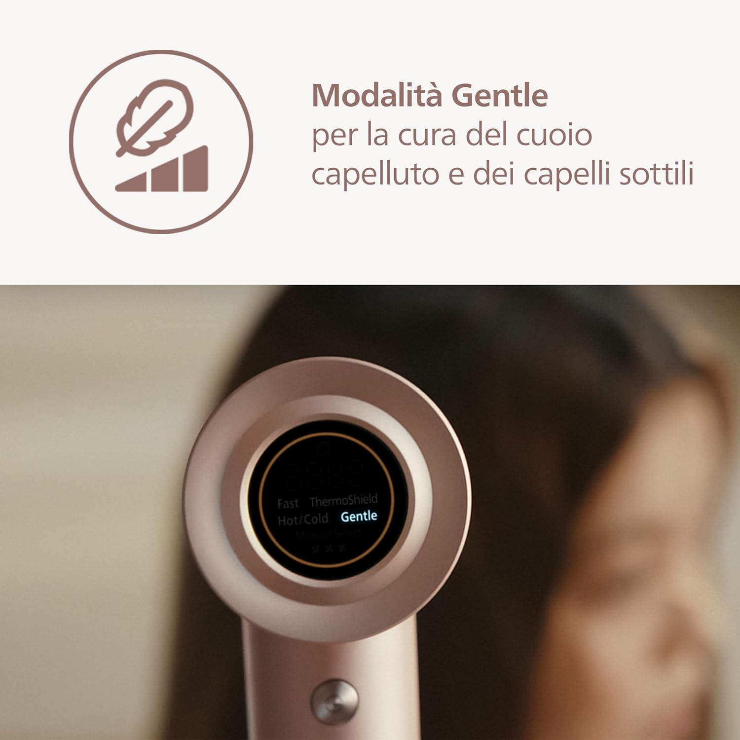 Thumbnail 5 de Philips Asciugacapelli Serie 8000 BHD837/10: potenza, rapidità e cura del cuoio capelluto