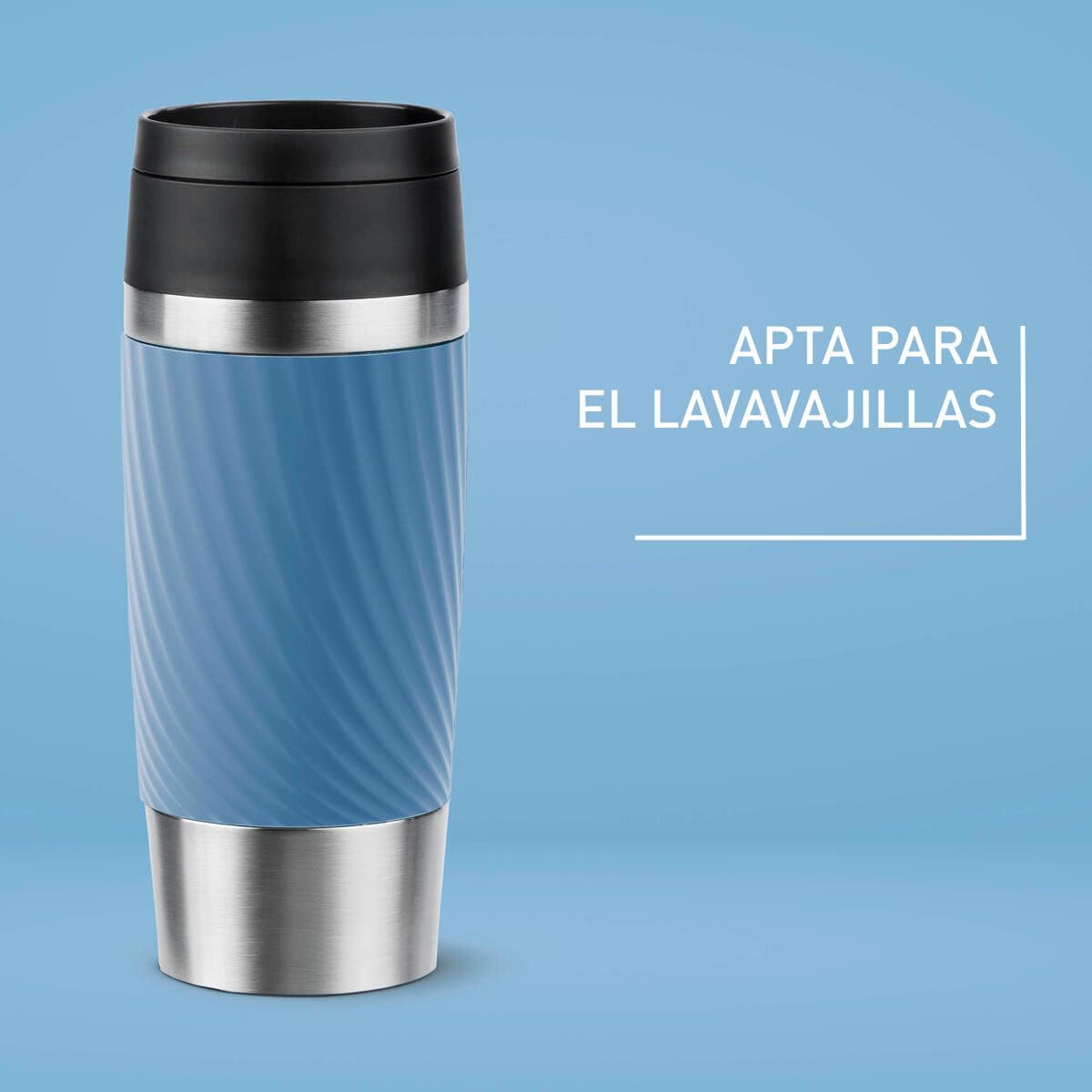 Thumbnail 4 de Tefal Taza de Viaje Classic Twist ☕ Hermética y Mantiene Bebidas