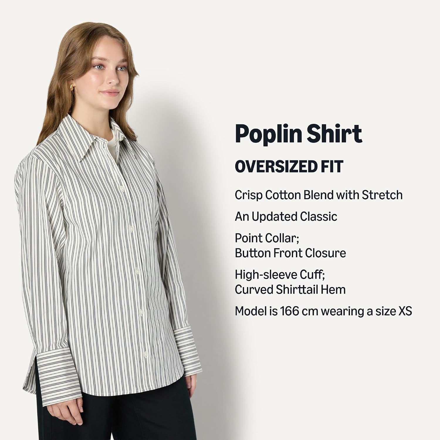 Thumbnail 3 de Amazon Essentials Oversized Cotton Poplin Shirt