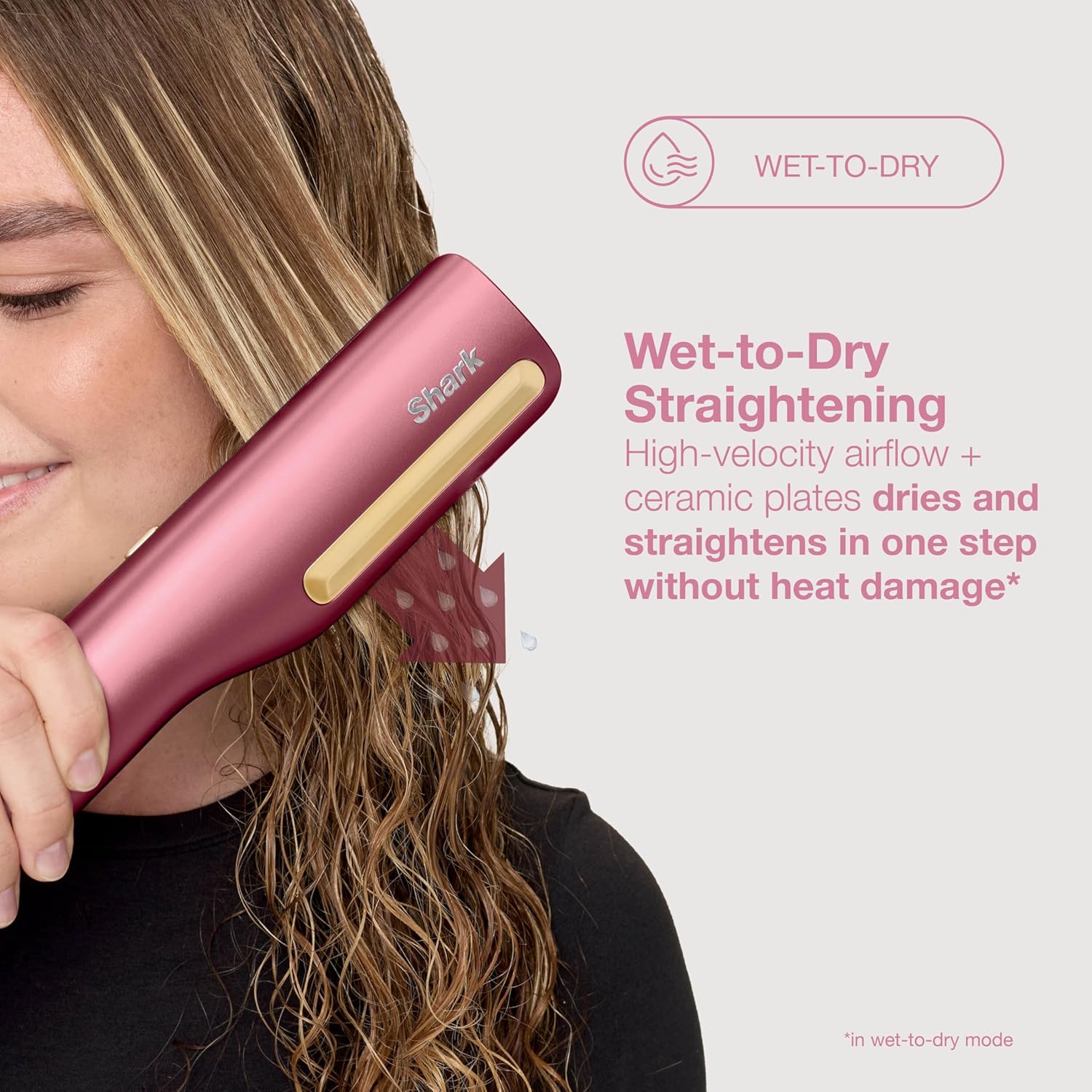 Thumbnail 6 de Shark SilkiPro Hair Straightener & Dryer HT401UKPK