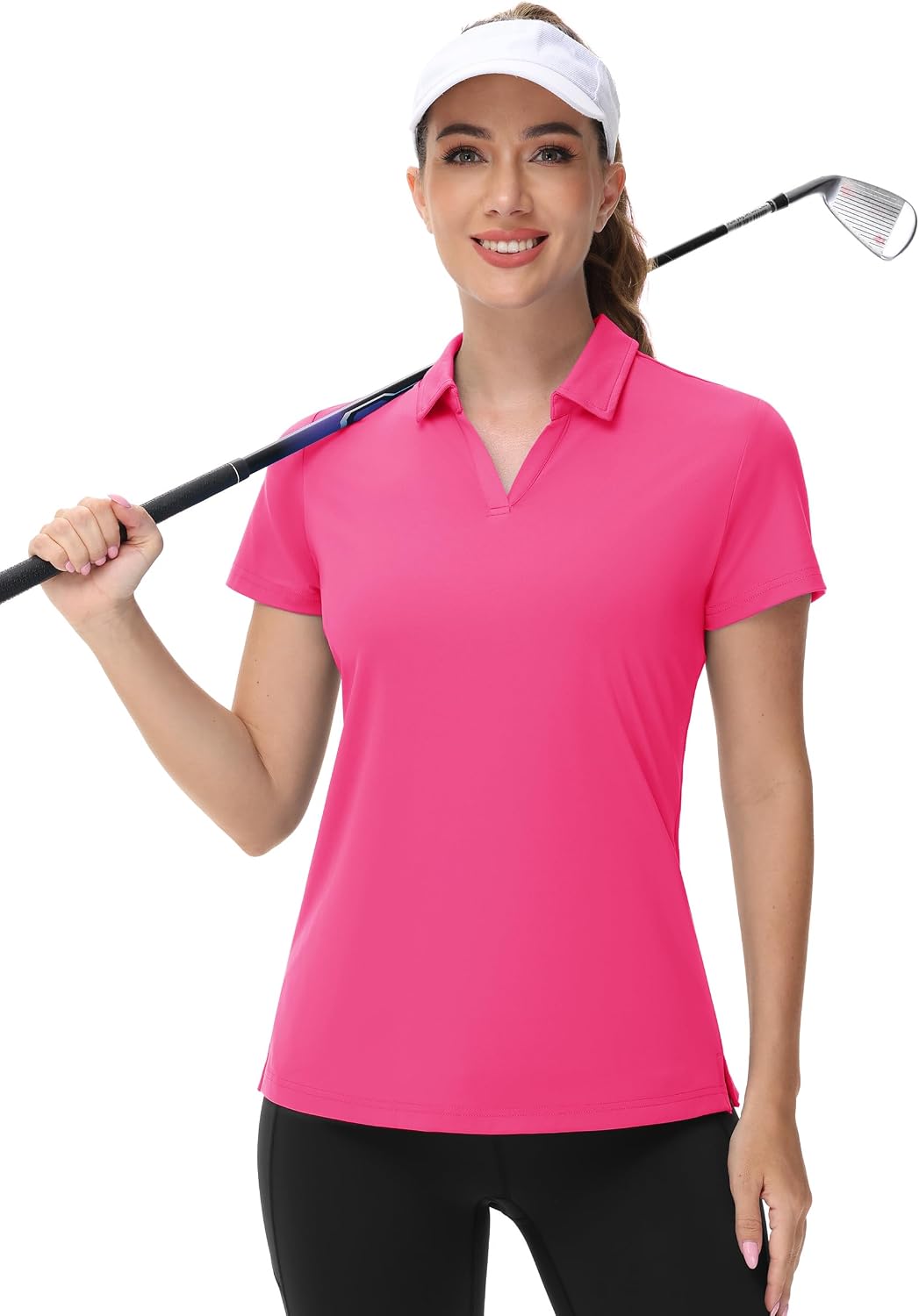 Thumbnail 5 de TACVASEN V-Neck Polo UPF 50+ 89% Polyester