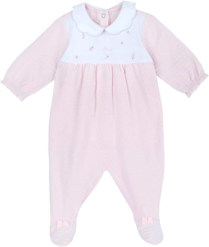 Detalle de Grenouillère bébé en coton Chicco 0-24 mois