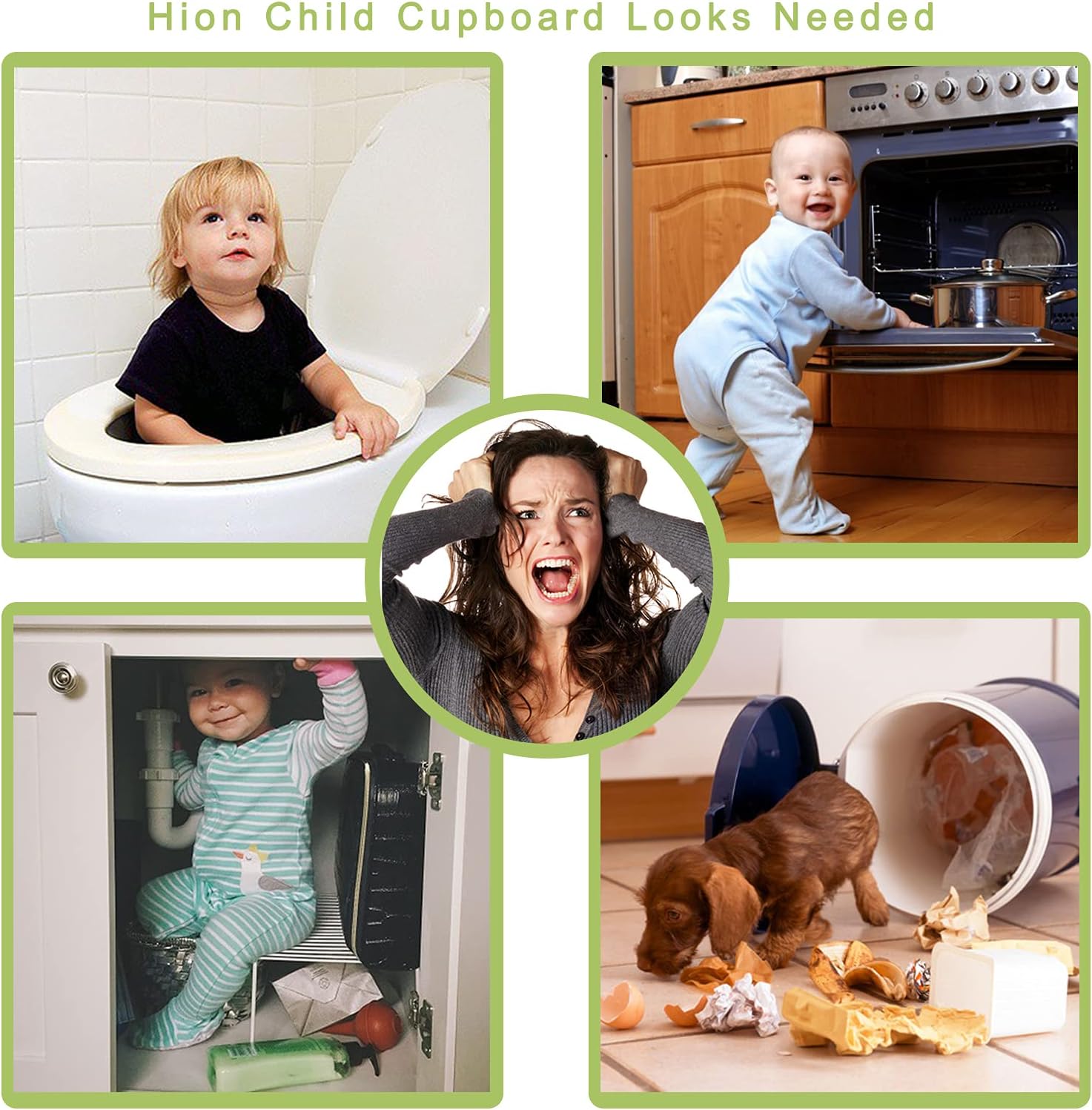 Thumbnail 4 de Hion Child Safety Locks 6-pack for cupboards 🔒