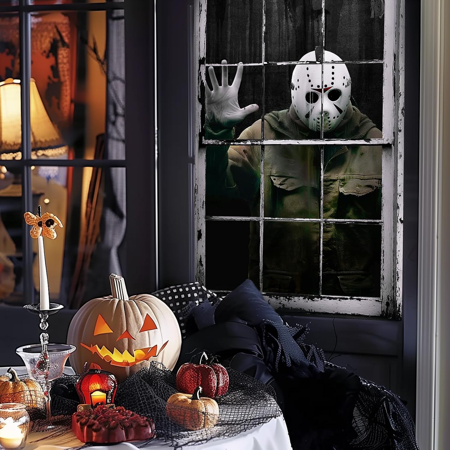 Thumbnail 6 de MCJC 1 Halloween Horror Curtain, Polyester Window Cover with Grommet