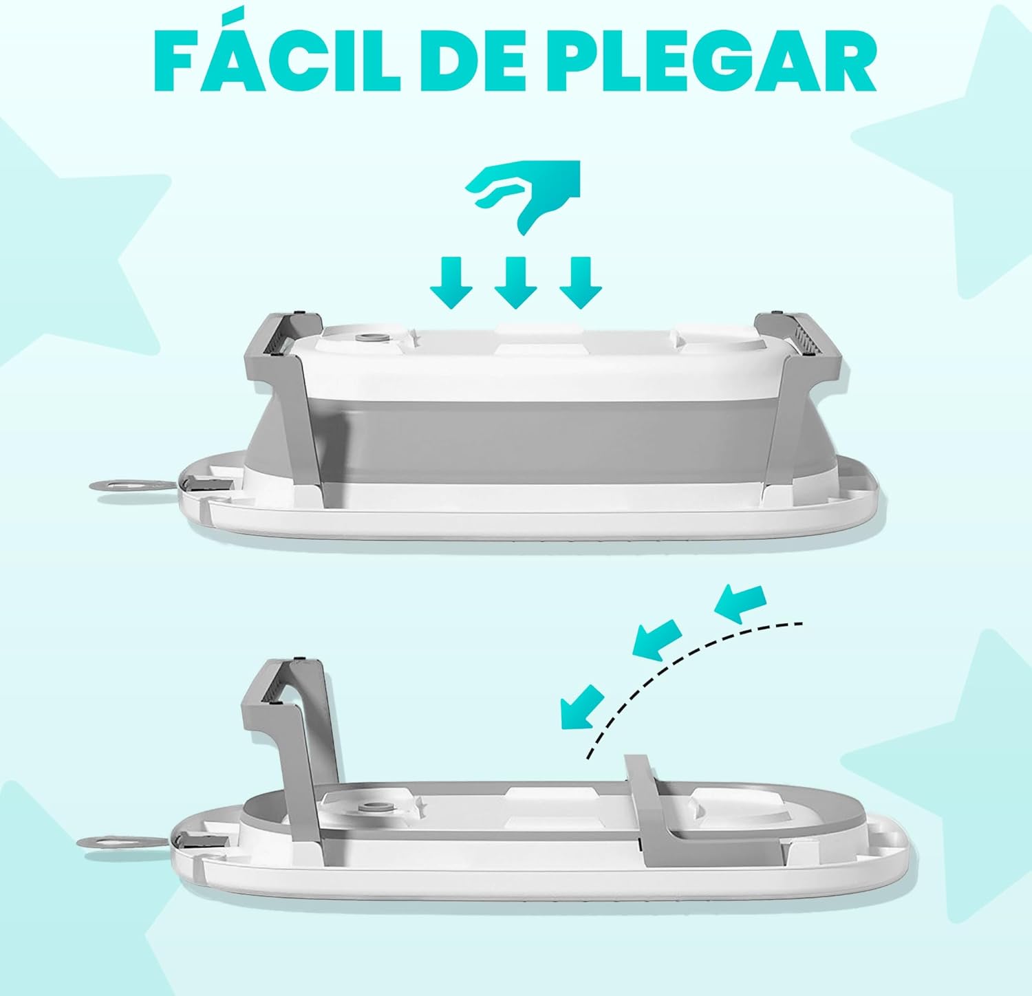 Thumbnail 3 de JUPPLIES Bañera Plegable 75x45x20 cm