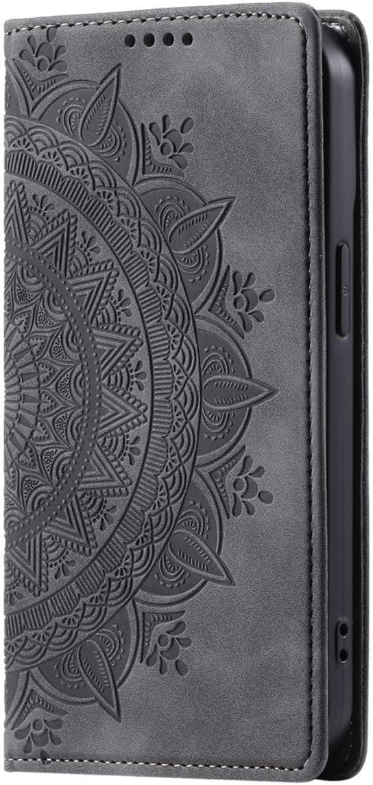 Thumbnail 2 de CoverKingz Handyhülle für Samsung Galaxy S24 – Mandala Klapphülle mit Kartenfach, Grau