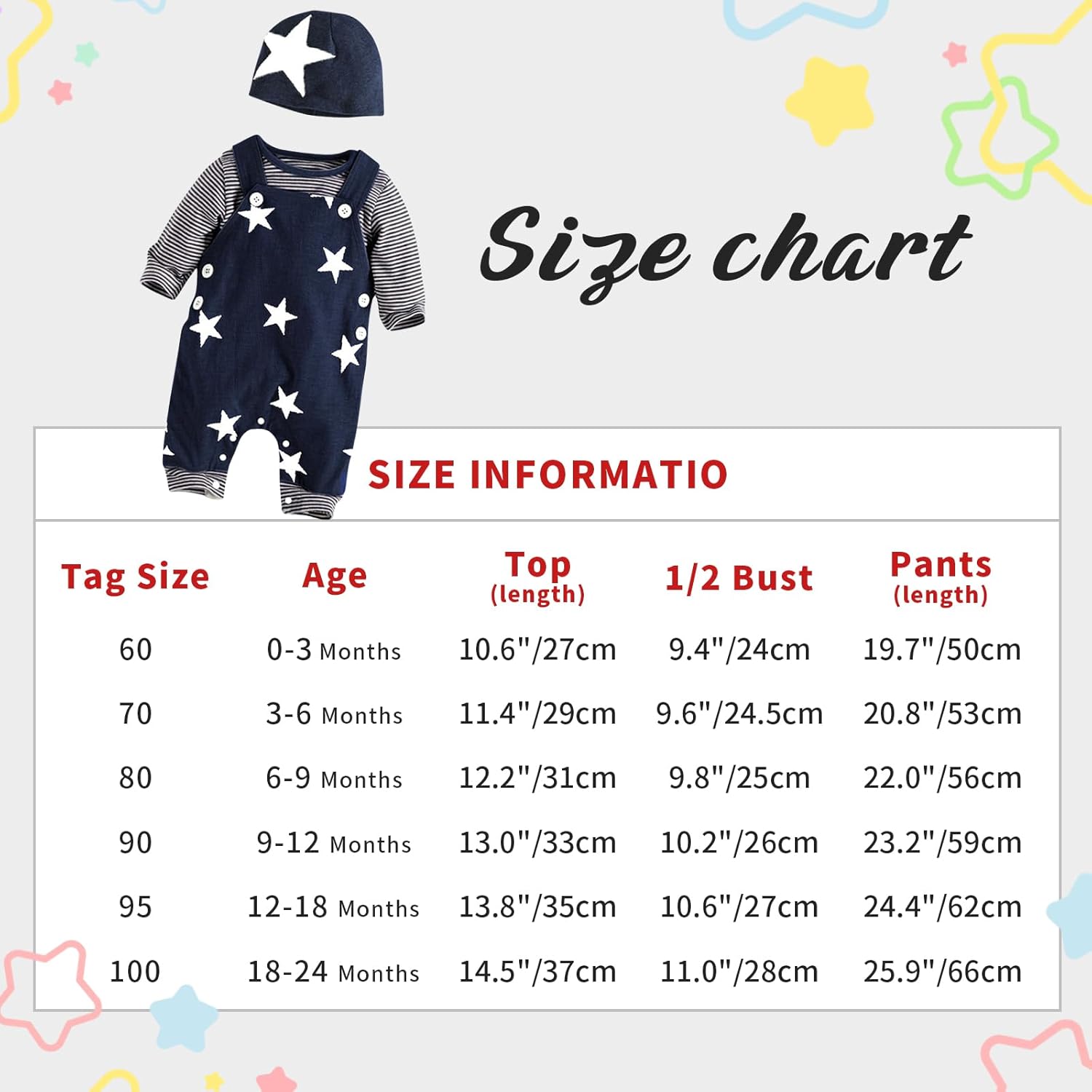 Thumbnail 4 de Infant Baby Boys Cotton Romper Set 0-24 Months