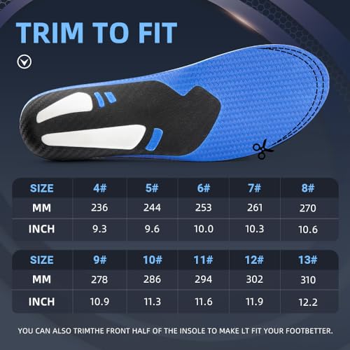 Thumbnail 6 de VALSOLE Plantar Fasciitis Arch Support Insoles Size 13 🦶