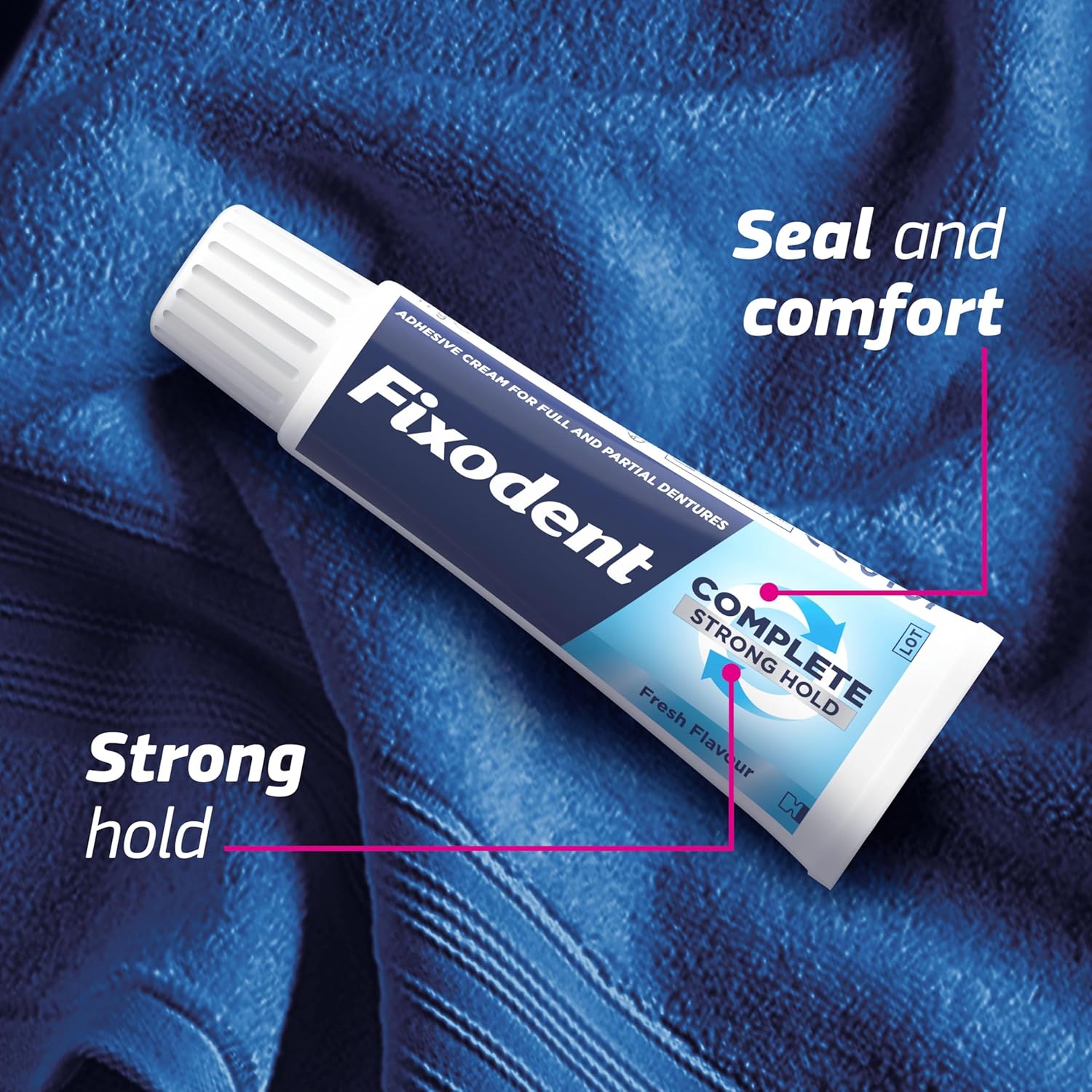 Thumbnail 4 de Fixodent Complete Denture Adhesive 70 g Pack of 4