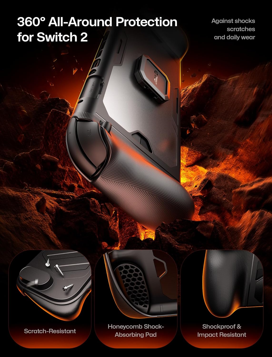 Detalle de JSAUX Switch 2 360° Case