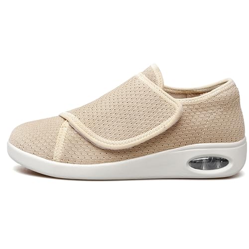 Detalle de Zapatillas diabéticas Edema de Artritis de Sisttke — Extra Ancho, Ajustables y para Pies Hinchados