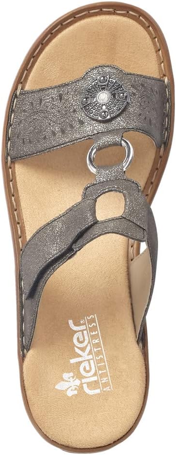 Detalle de Rieker 608K1 45, Mules Femme — Confort et élégance légère