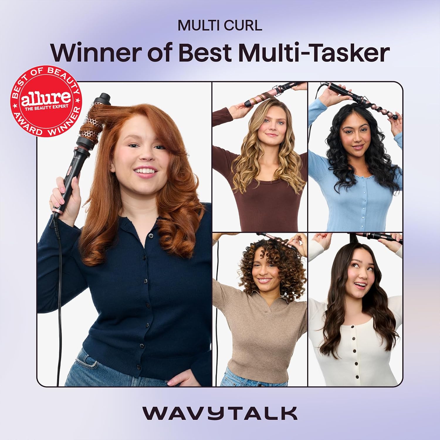 Detalle 2 de Wavytalk Thermobürste 5-in-1 Roségold
