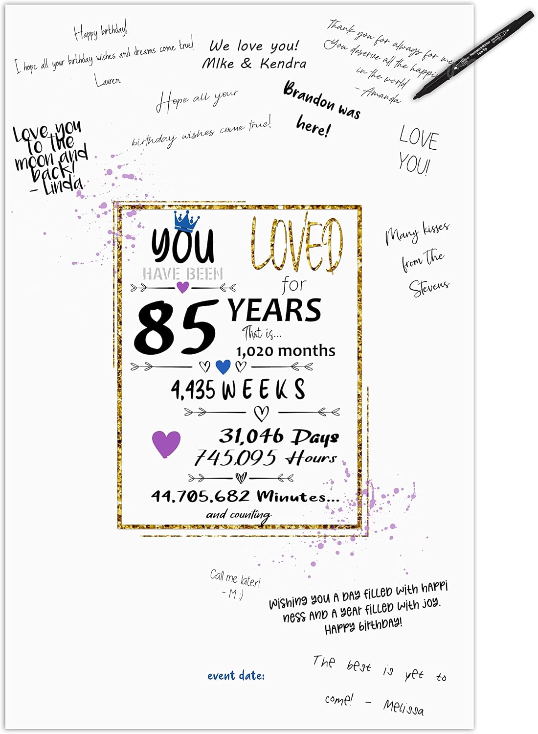 Guest Book Poster, 11 x 17 in