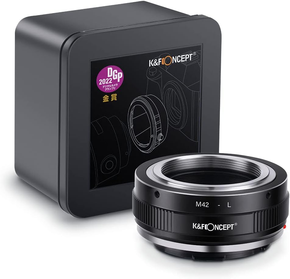 Thumbnail 1 de K&F CONCEPT Objektivadapter M42-L – manueller Fokus für M42-Objektive an L-Mount Kameras