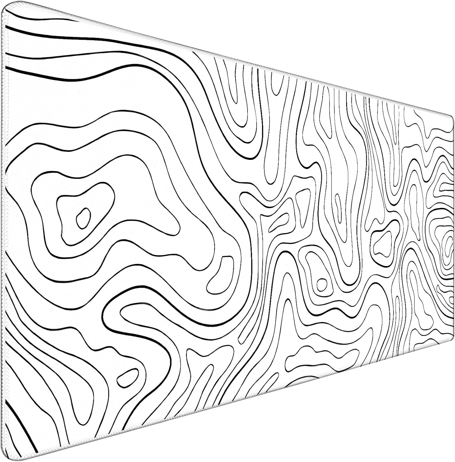 Detalle de TEDNETGO Large Gaming Mouse Pad, 31.5 x 15.8-Inch Black Lines Desk Mat