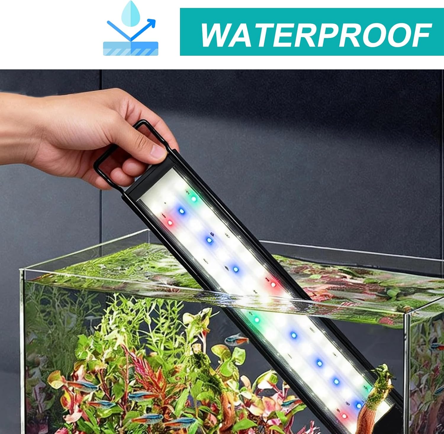 Thumbnail 1 de Discoball Fish Tank Light: LED Aquarium Illumination for Freshwater and Saltwater Setups (45cm)